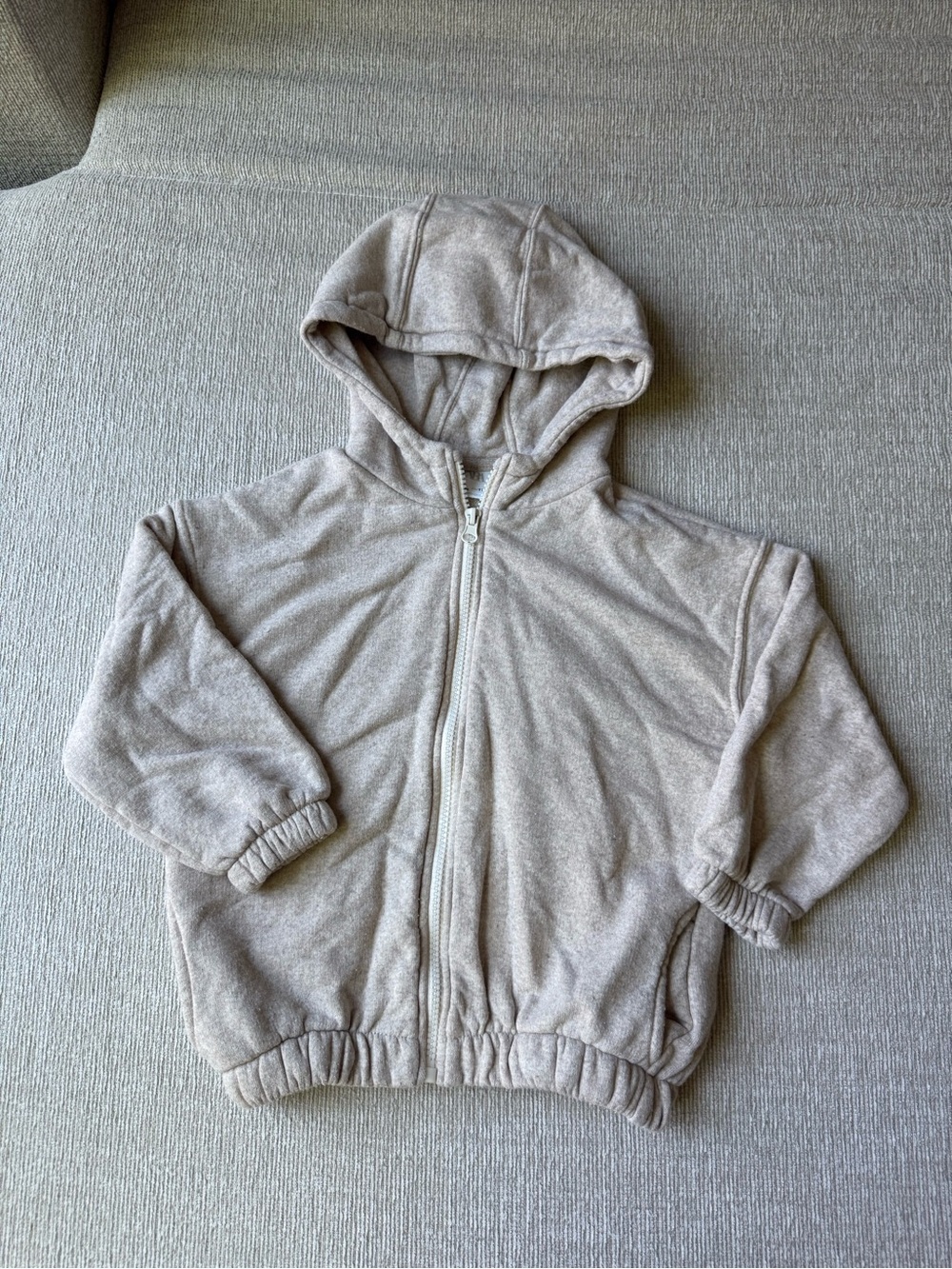 Zara Kids Hooded Zip-Up Sweatshirt